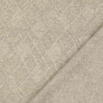 Viskose Strick-Jacquard, melange in olive
